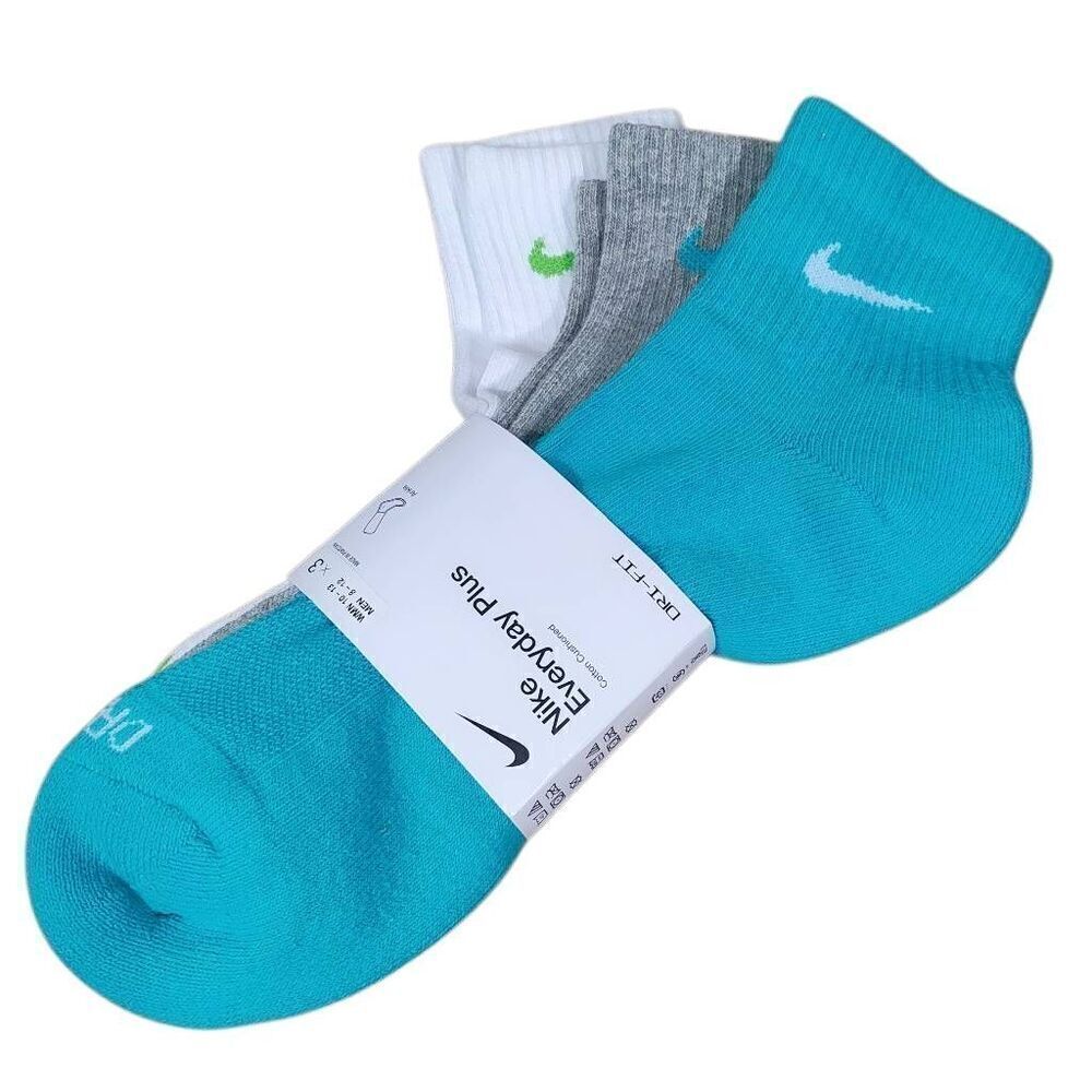 Nike Everyday Cushion Ankle Training Socks 3 Pack -D